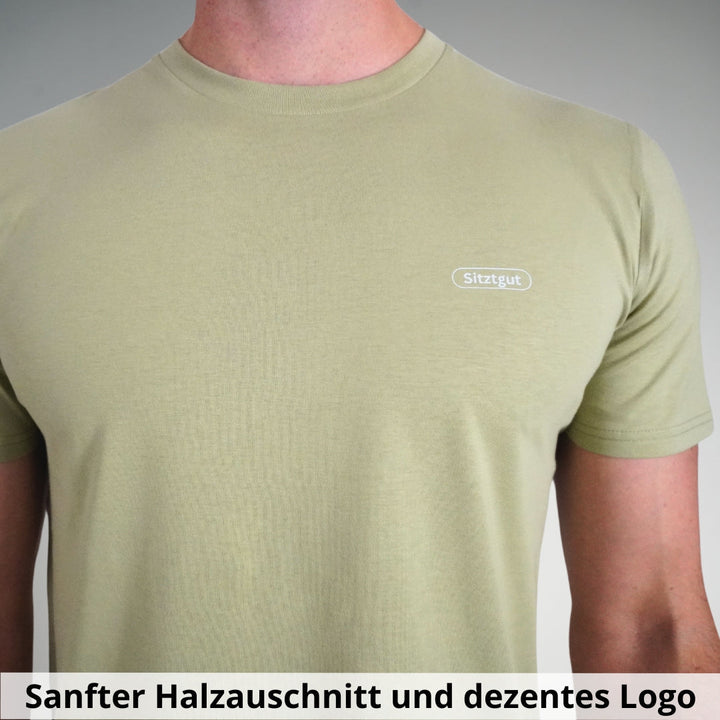 Casual Sitztgut T-Shirt Leichtes Grün