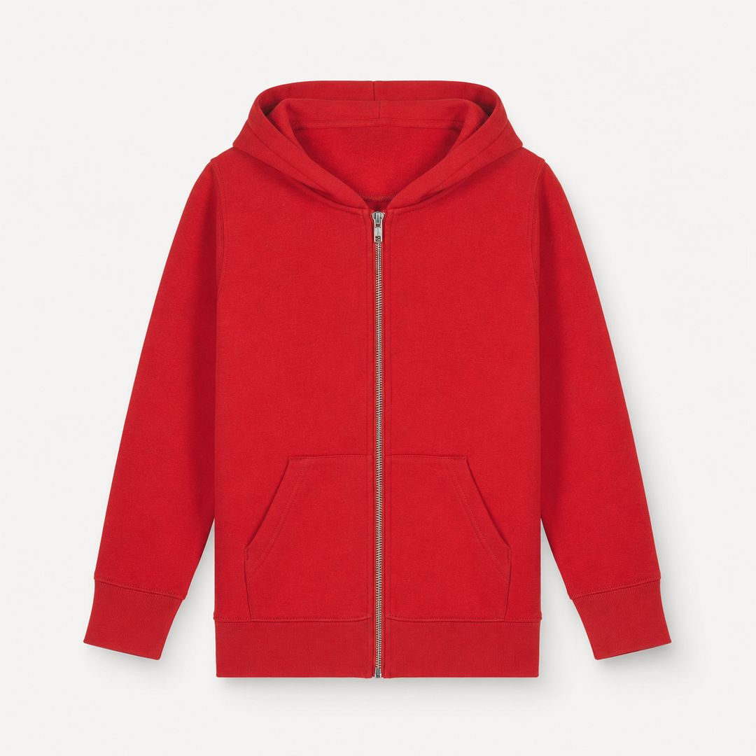 Sitztgut Kinder Zip-Hoodie aus Bio-Baumwolle