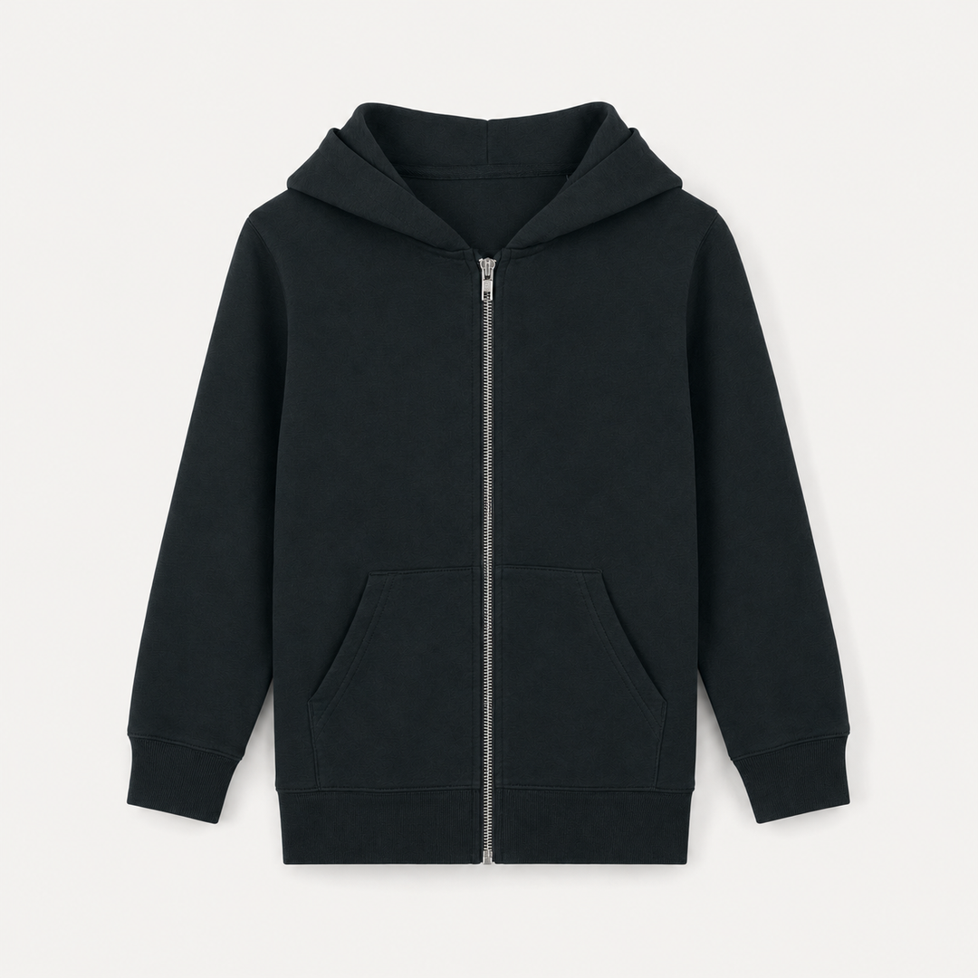 Sitztgut Kinder Zip-Hoodie aus Bio-Baumwolle