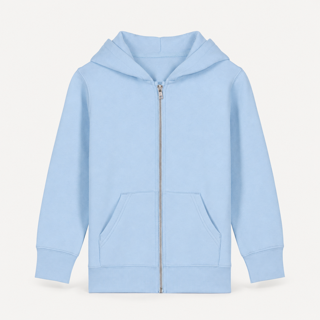 Sitztgut Kinder Zip-Hoodie aus Bio-Baumwolle