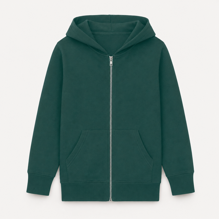 Sitztgut Kinder Zip-Hoodie aus Bio-Baumwolle