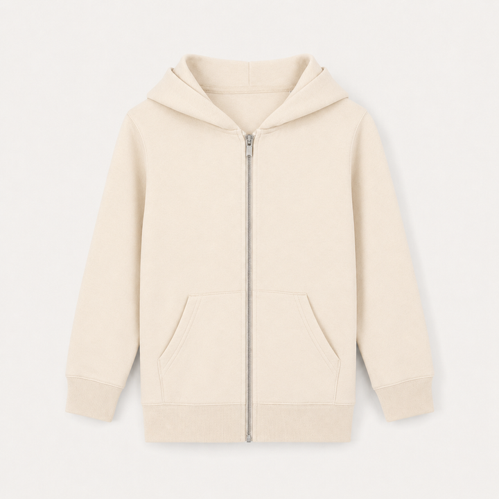 Sitztgut Kinder Zip-Hoodie aus Bio-Baumwolle