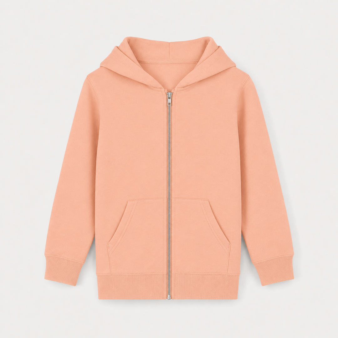 Sitztgut Kinder Zip-Hoodie aus Bio-Baumwolle
