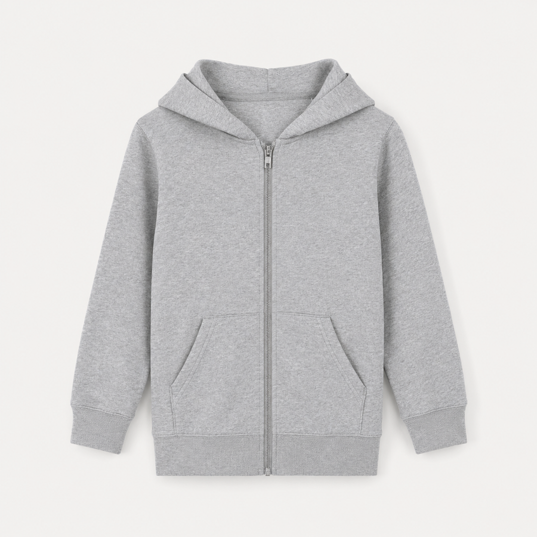 Sitztgut Kinder Zip-Hoodie aus Bio-Baumwolle