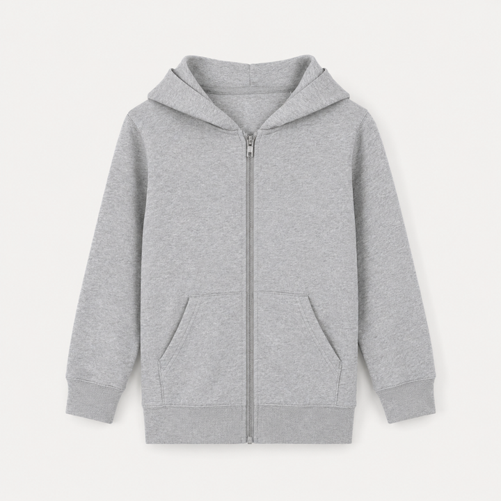 Sitztgut Kinder Zip-Hoodie aus Bio-Baumwolle