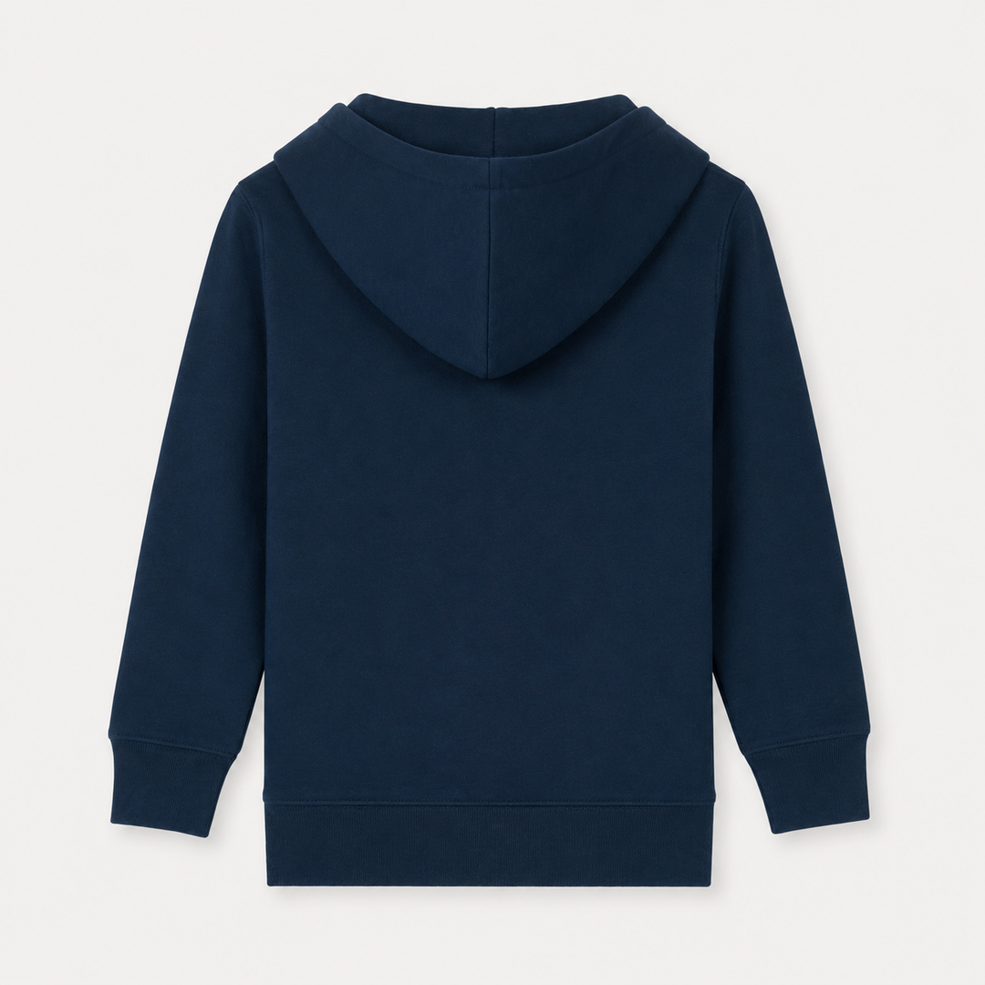 Sitztgut Kinder Zip-Hoodie aus Bio-Baumwolle