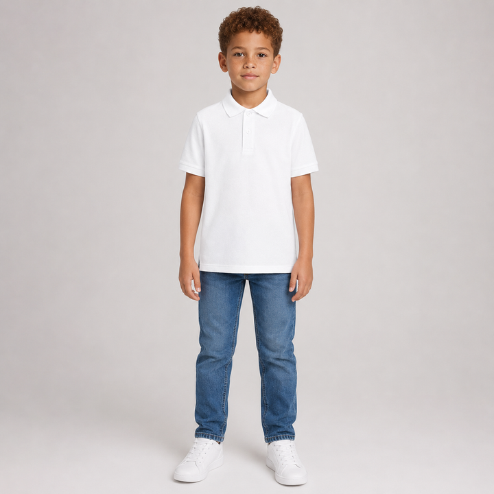 Sitztgut Kinder Polo-Shirt aus Bio-Baumwolle