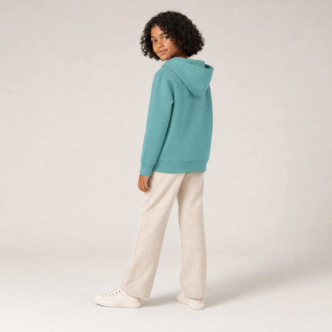 Sitztgut Kinder Zip-Hoodie aus Bio-Baumwolle