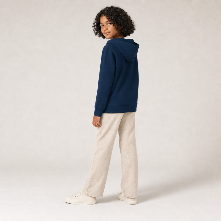 Sitztgut Kinder Zip-Hoodie aus Bio-Baumwolle