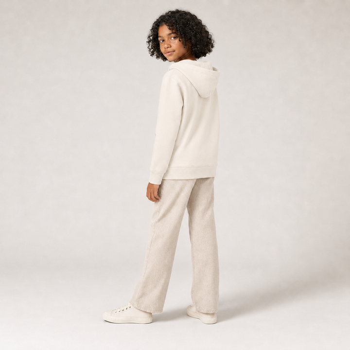 Sitztgut Kinder Zip-Hoodie aus Bio-Baumwolle