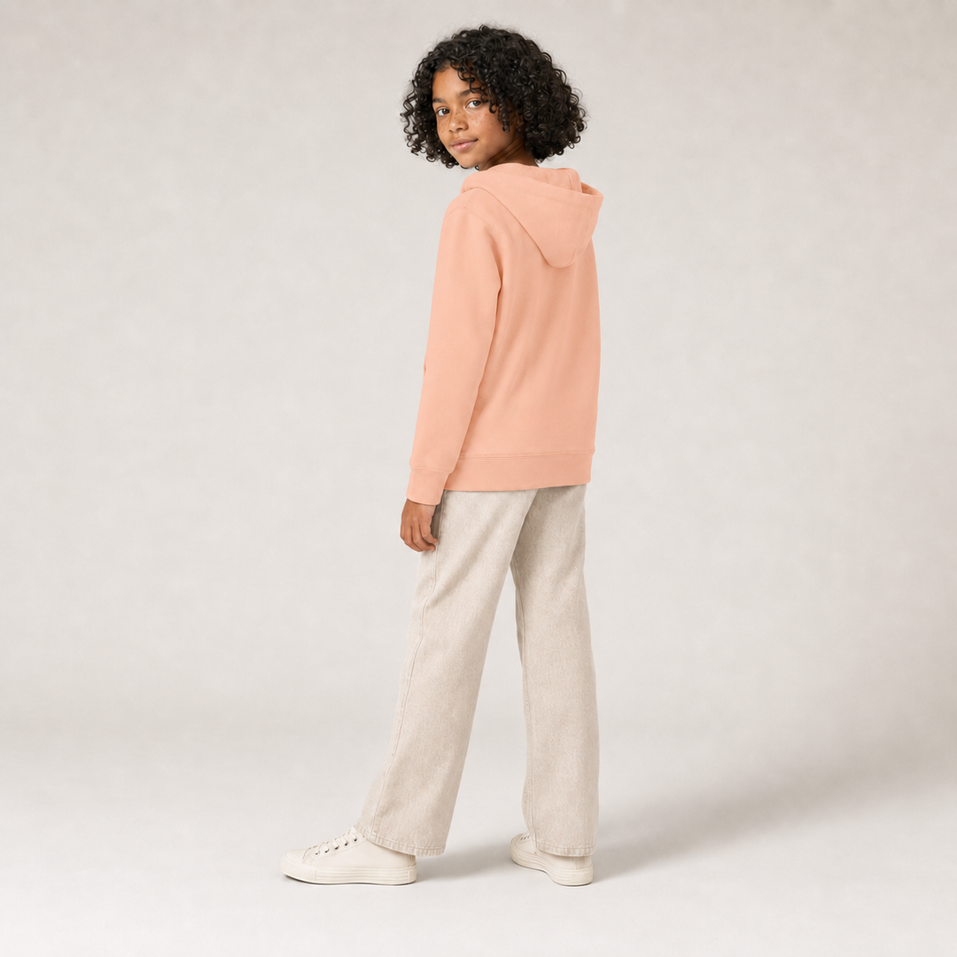 Sitztgut Kinder Zip-Hoodie aus Bio-Baumwolle
