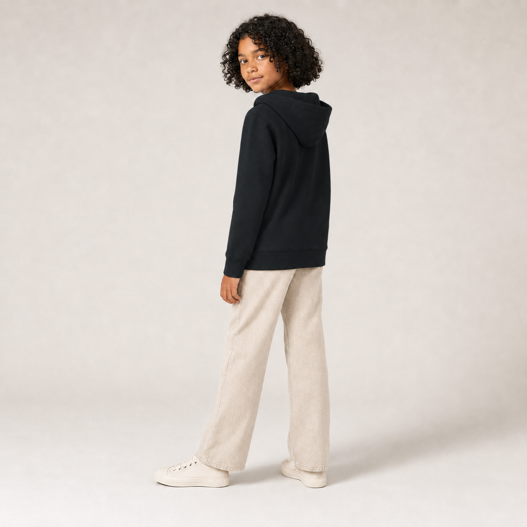 Sitztgut Kinder Zip-Hoodie aus Bio-Baumwolle