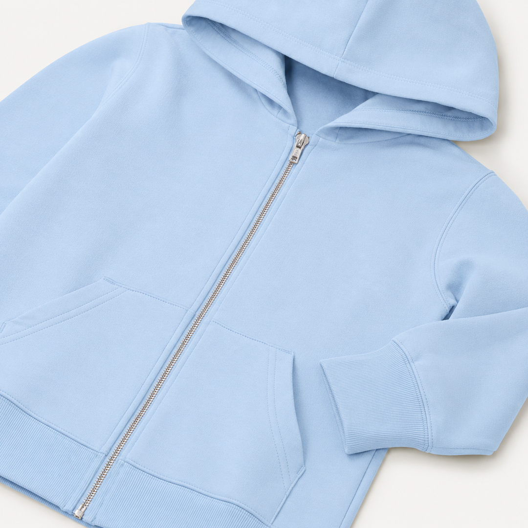 Sitztgut Kinder Zip-Hoodie aus Bio-Baumwolle