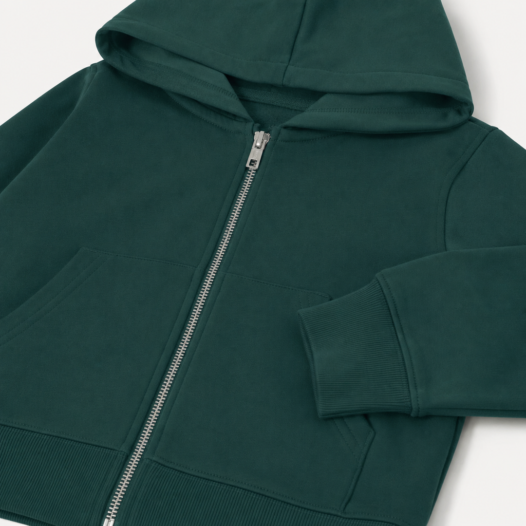 Sitztgut Kinder Zip-Hoodie aus Bio-Baumwolle
