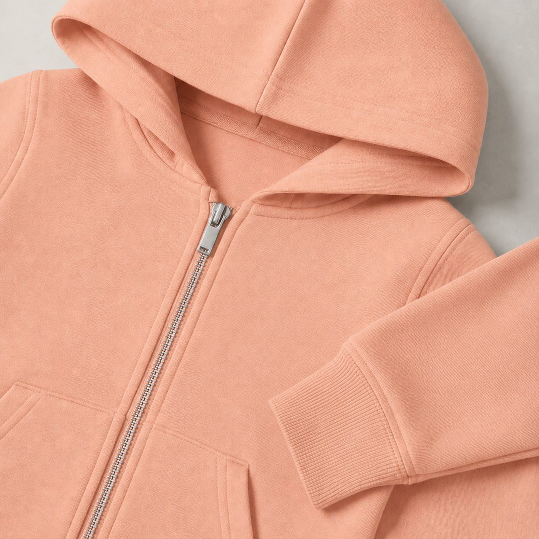 Sitztgut Kinder Zip-Hoodie aus Bio-Baumwolle