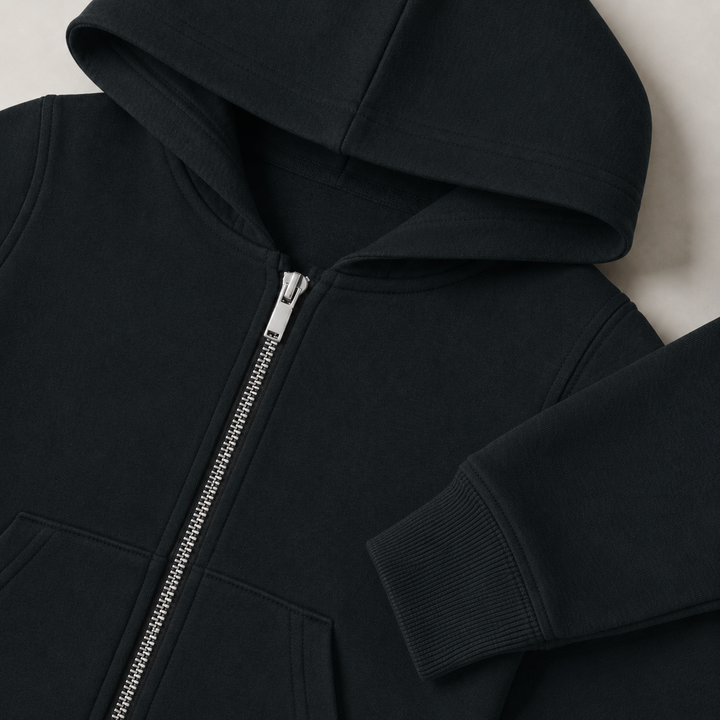 Sitztgut Kinder Zip-Hoodie aus Bio-Baumwolle