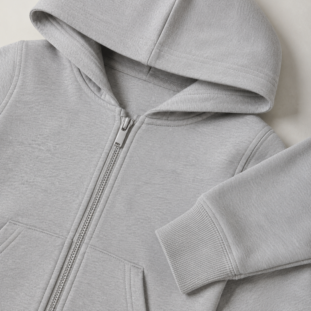 Sitztgut Kinder Zip-Hoodie aus Bio-Baumwolle