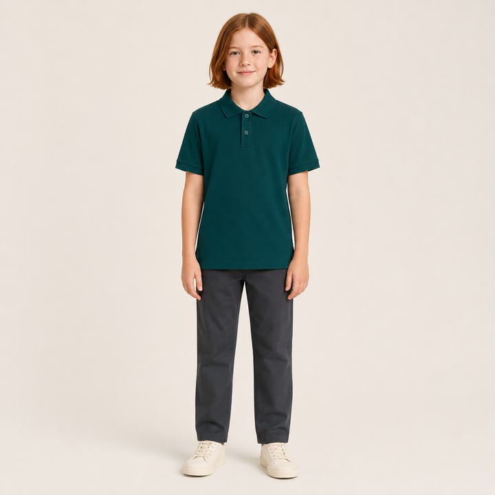 Sitztgut Kinder Polo-Shirt aus Bio-Baumwolle