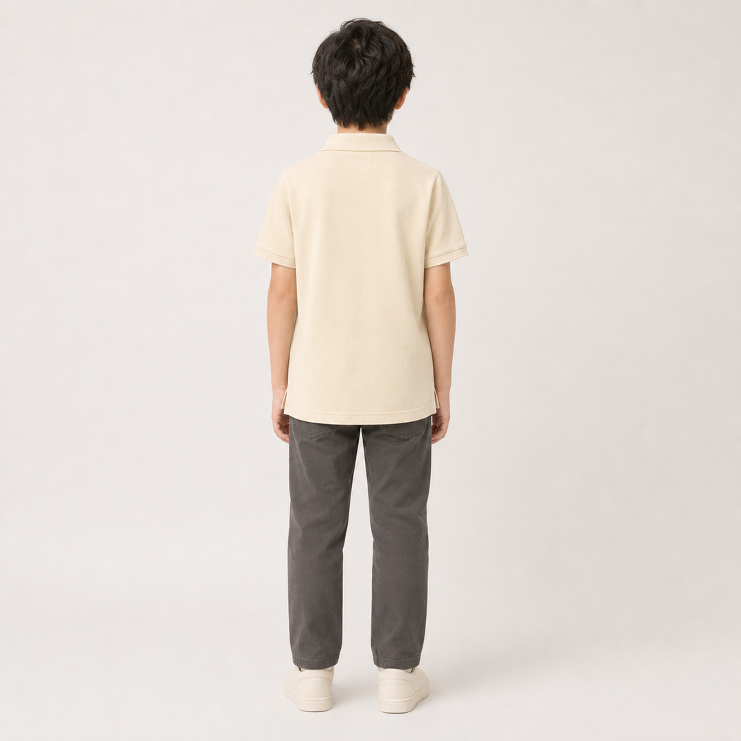 Sitztgut Kinder Polo-Shirt aus Bio-Baumwolle