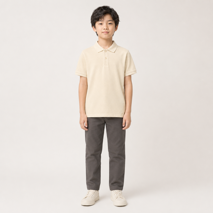 Sitztgut Kinder Polo-Shirt aus Bio-Baumwolle