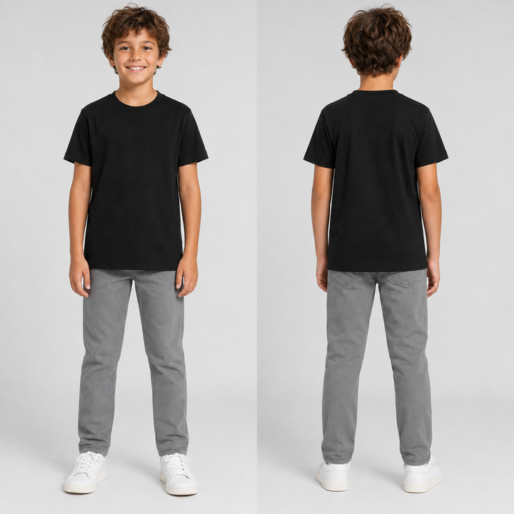 Sitztgut Kinder T-Shirt mit bequemer Passform von vorne und hinten