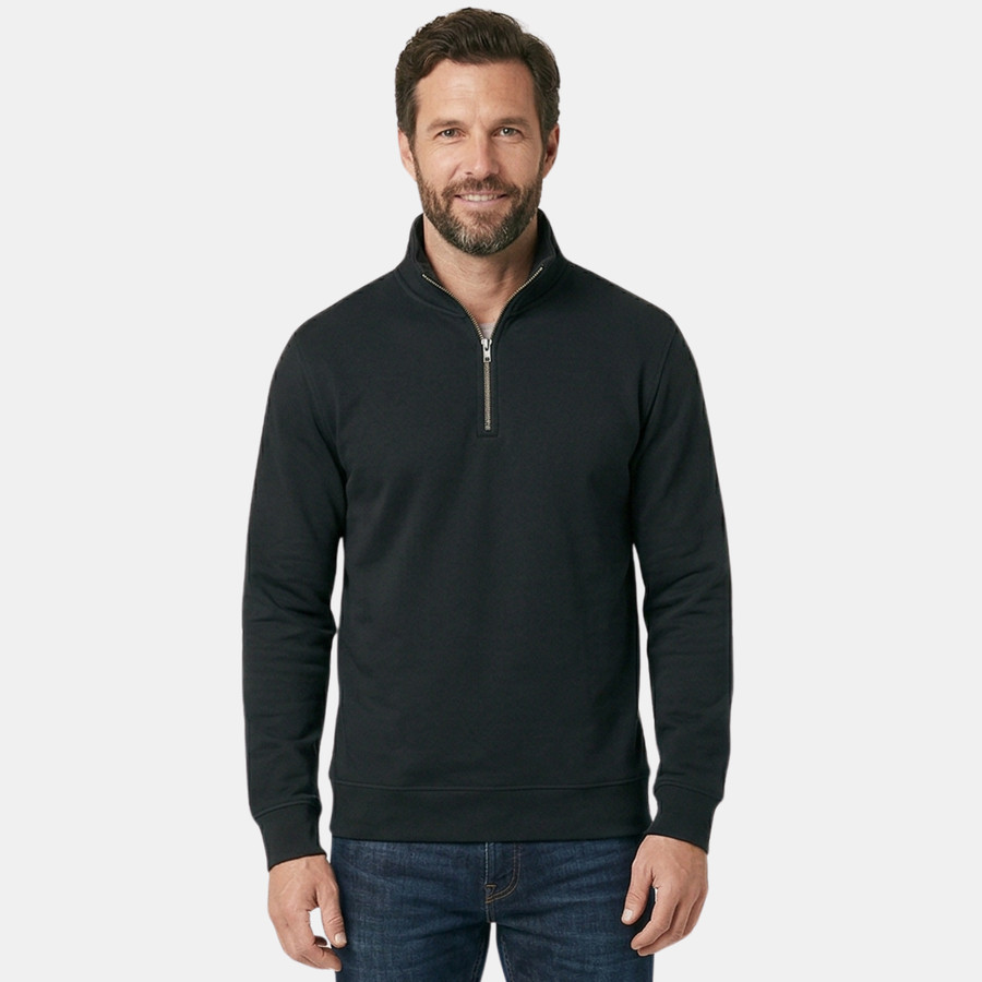Herren Sweatshirt mit Reissverschluss aus Bio-Baumwolle