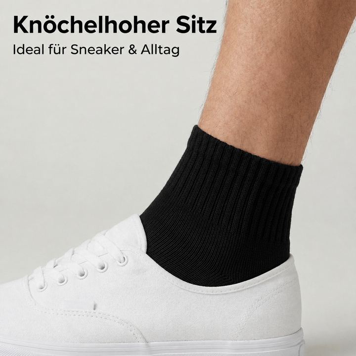 Sitztgut Herren Socken Kurz | Hochwertig | Bequem