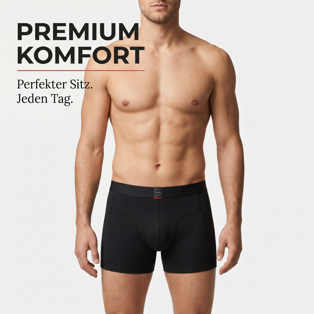 SITZTGUT Herren-Boxershorts 3er-Pack