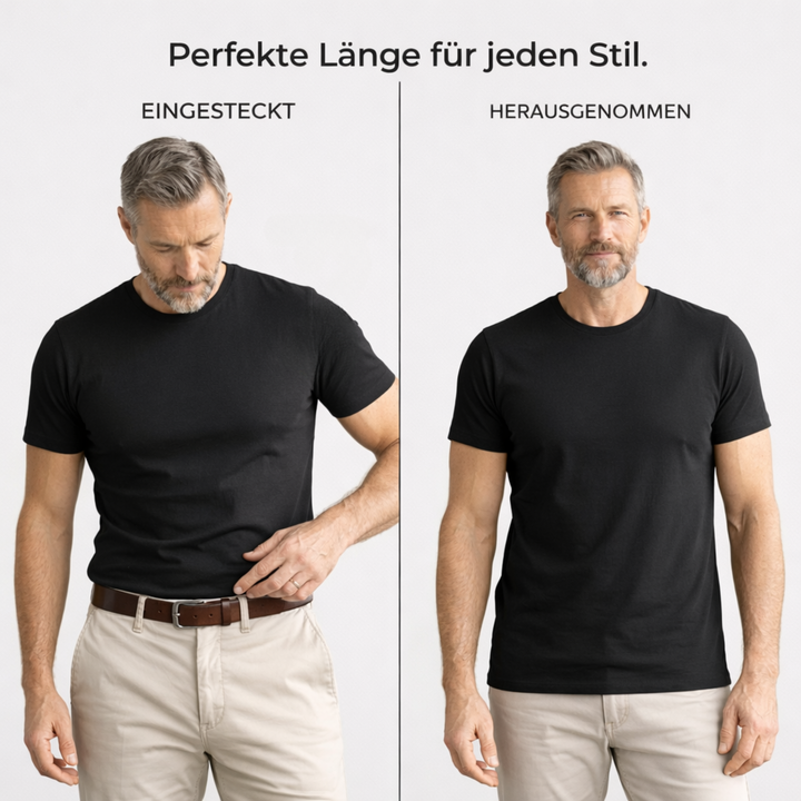 Das hochwertige T-Shirt für Herren