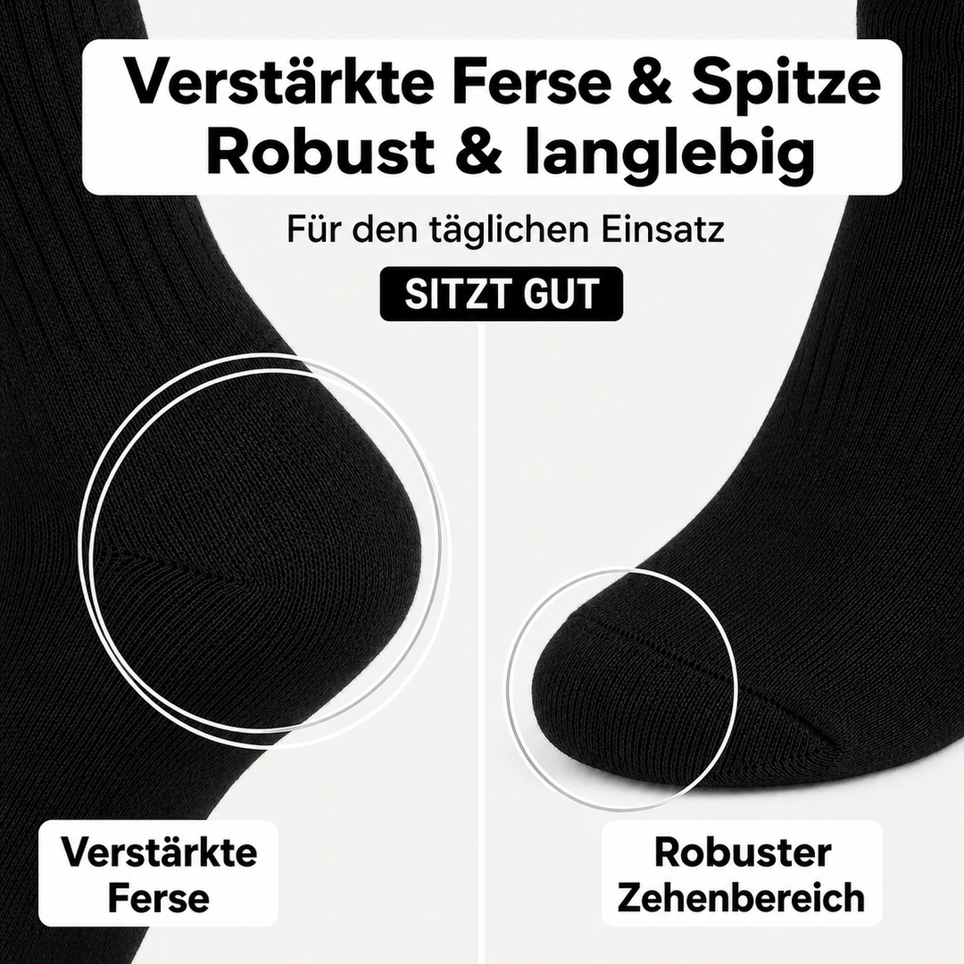 Sitztgut Herren Socken Kurz | Hochwertig | Bequem