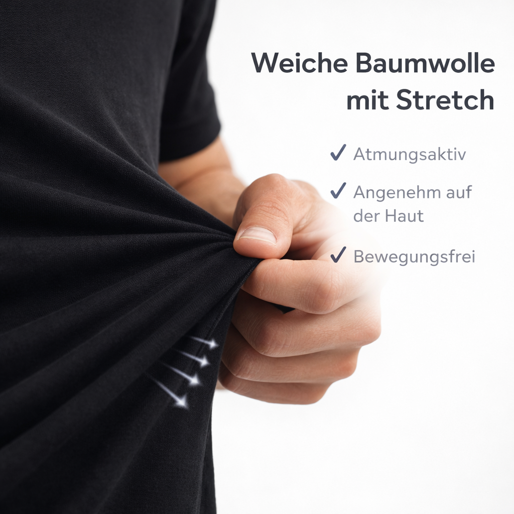 Das hochwertige T-Shirt für Herren