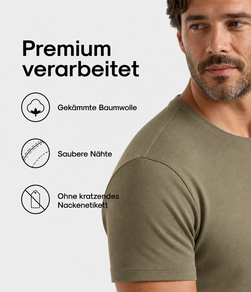 SITZTGUT T-Shirt Stoffdetail