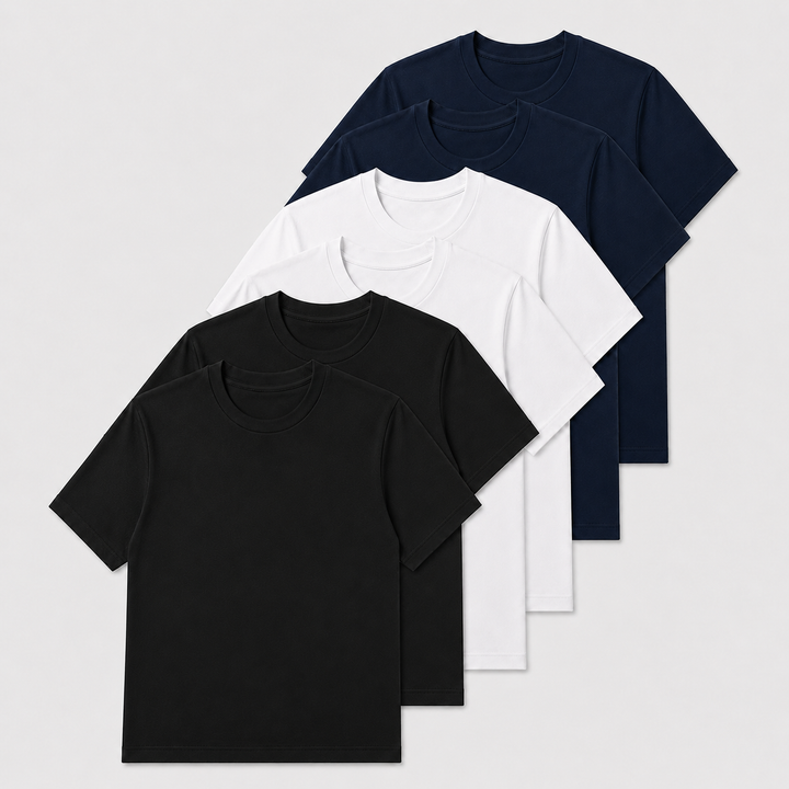 Classic Crew Neck T-Shirt (6er Pack)
