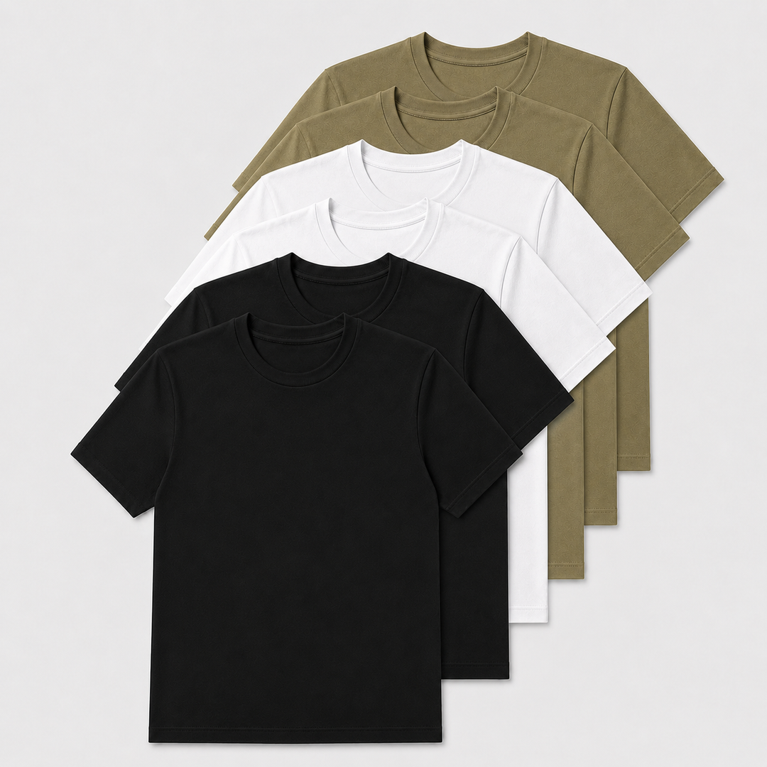 Classic Crew Neck T-Shirt (6er Pack)