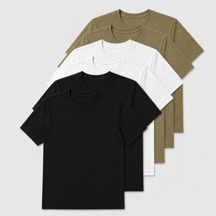 Classic Crew Neck T-Shirt (6er Pack)