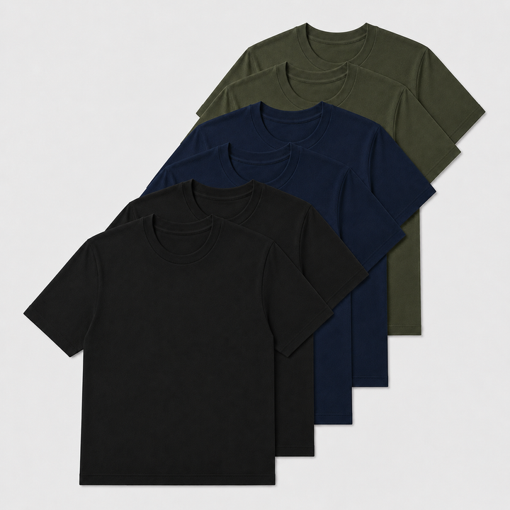 Classic Crew Neck T-Shirt (6er Pack)