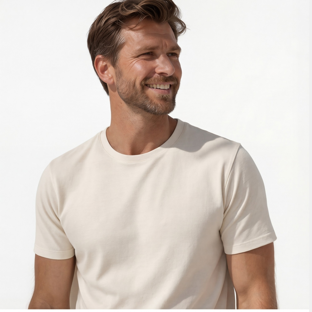 Casual Sitztgut T-Shirt Olive Grün aus Bio-Baumwolle