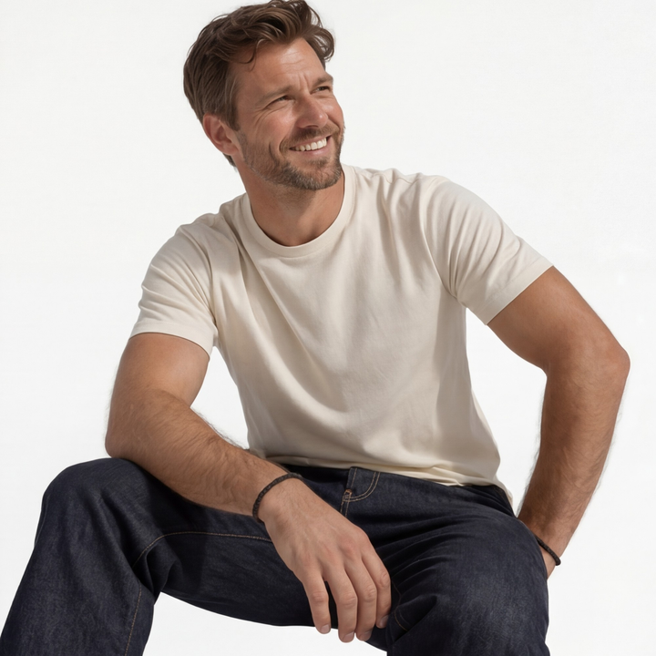 Casual Sitztgut T-Shirt Olive Grün aus Bio-Baumwolle