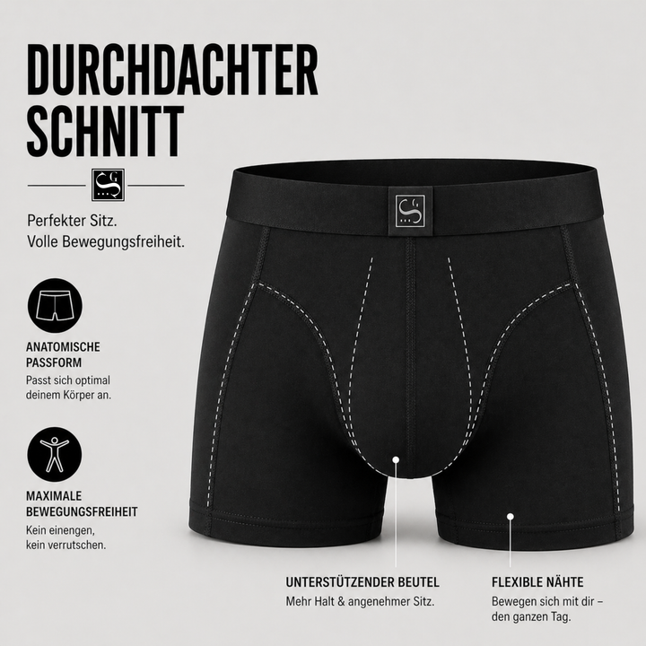 3er Pack Boxershorts + GRATIS Crewsocken
