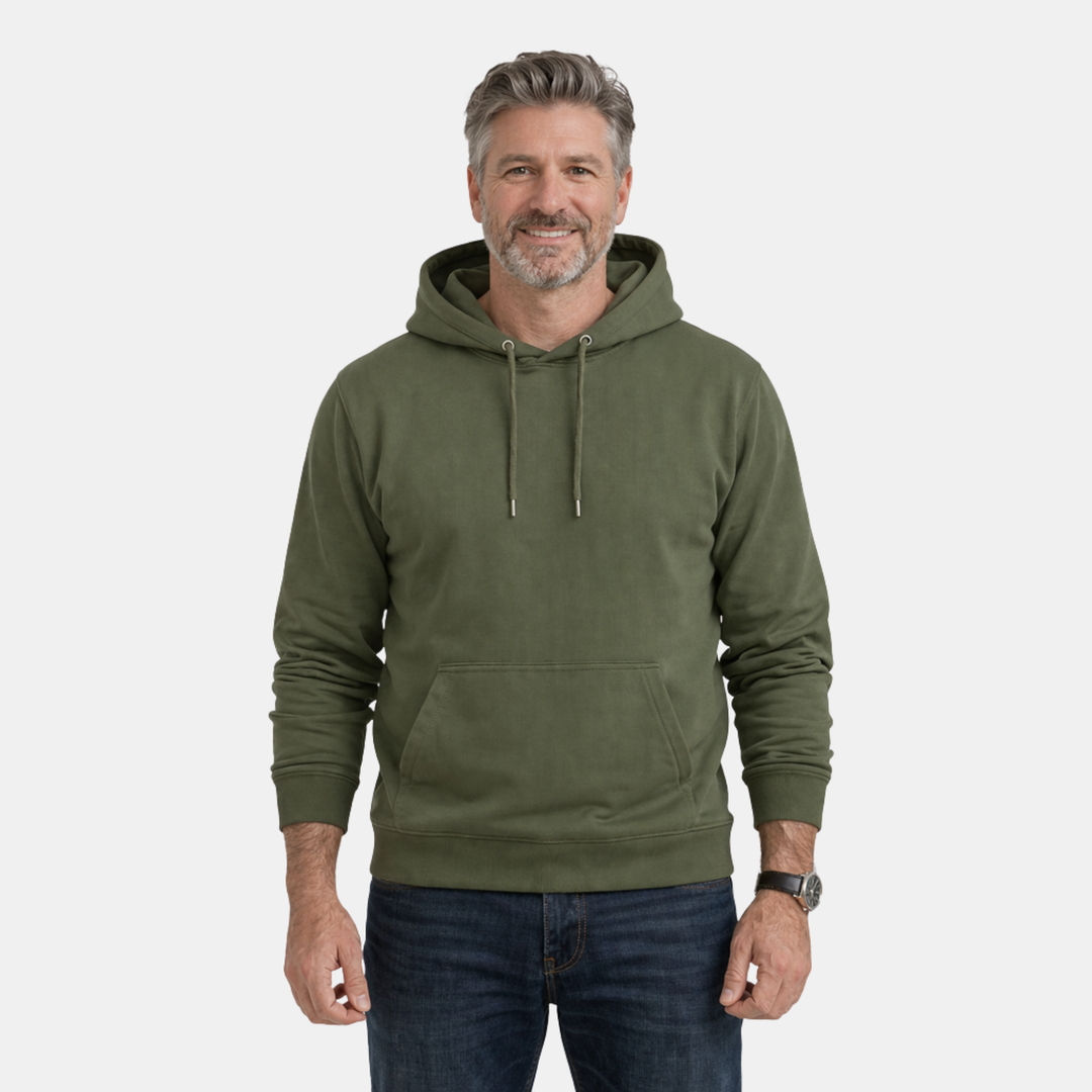 Der Sitztgut Hoodie aus Bio-Baumwolle