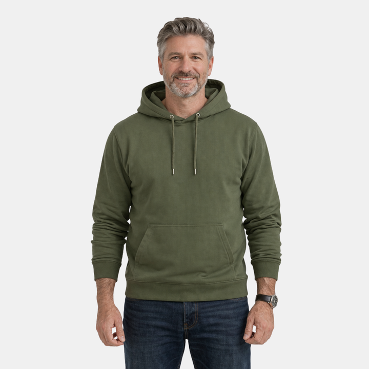Der Sitztgut Hoodie aus Bio-Baumwolle