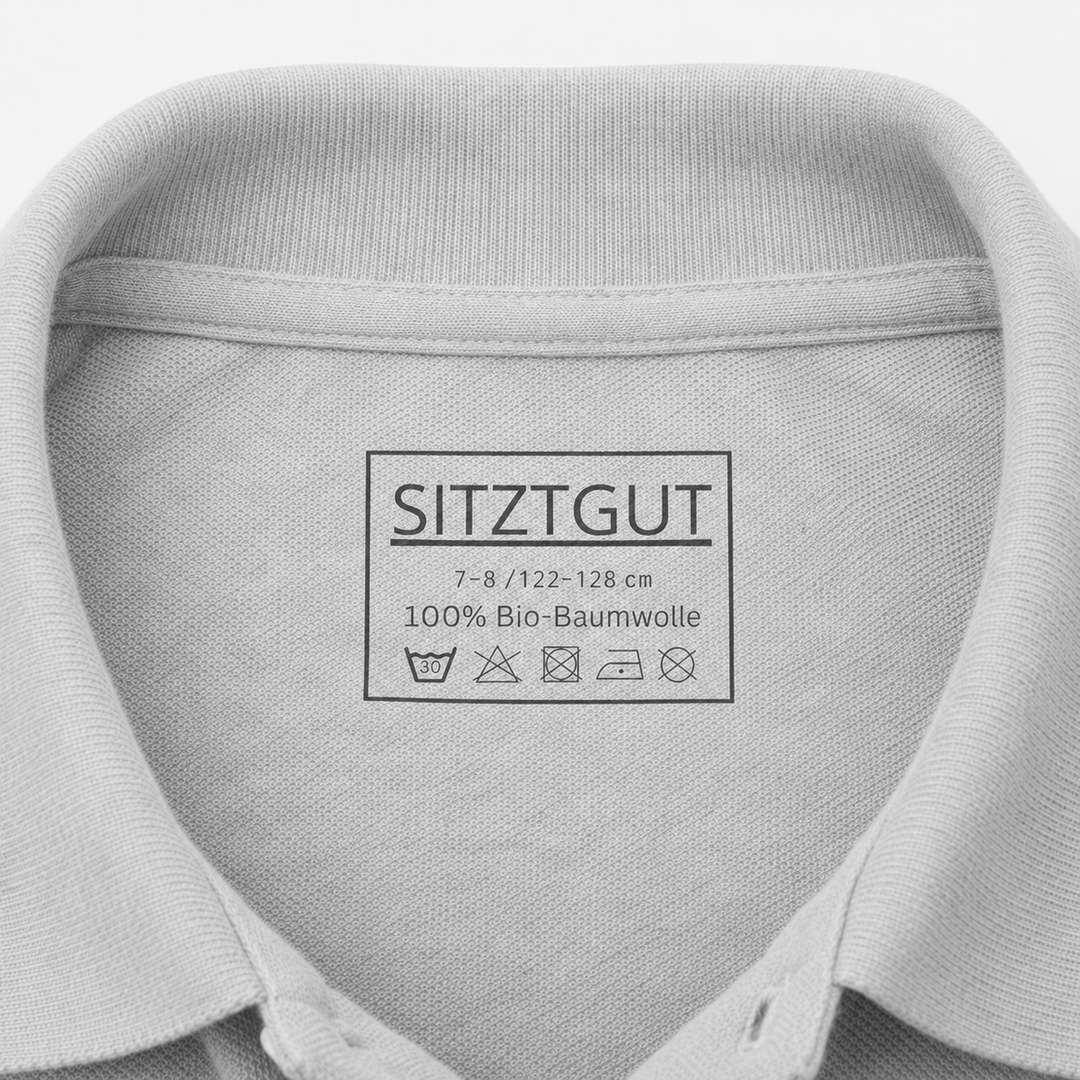 Sitztgut Kinder Polo-Shirt aus Bio-Baumwolle