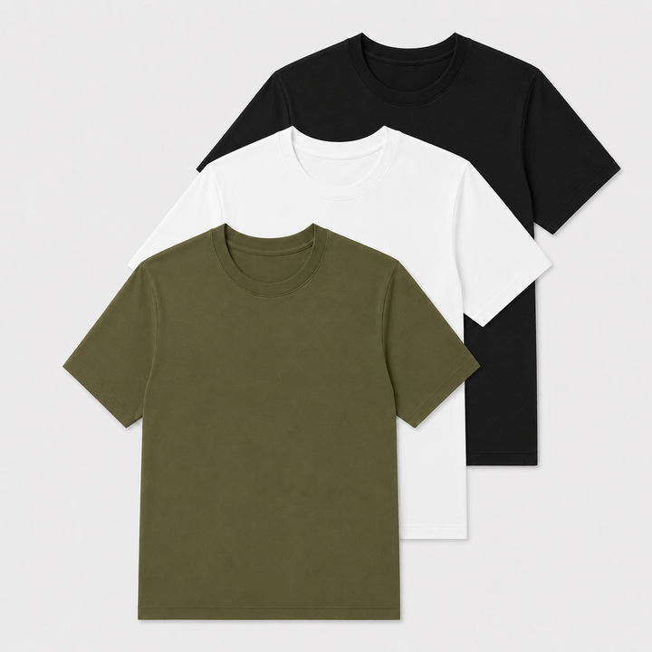 Classic Crew Neck T-Shirt (3er Pack)