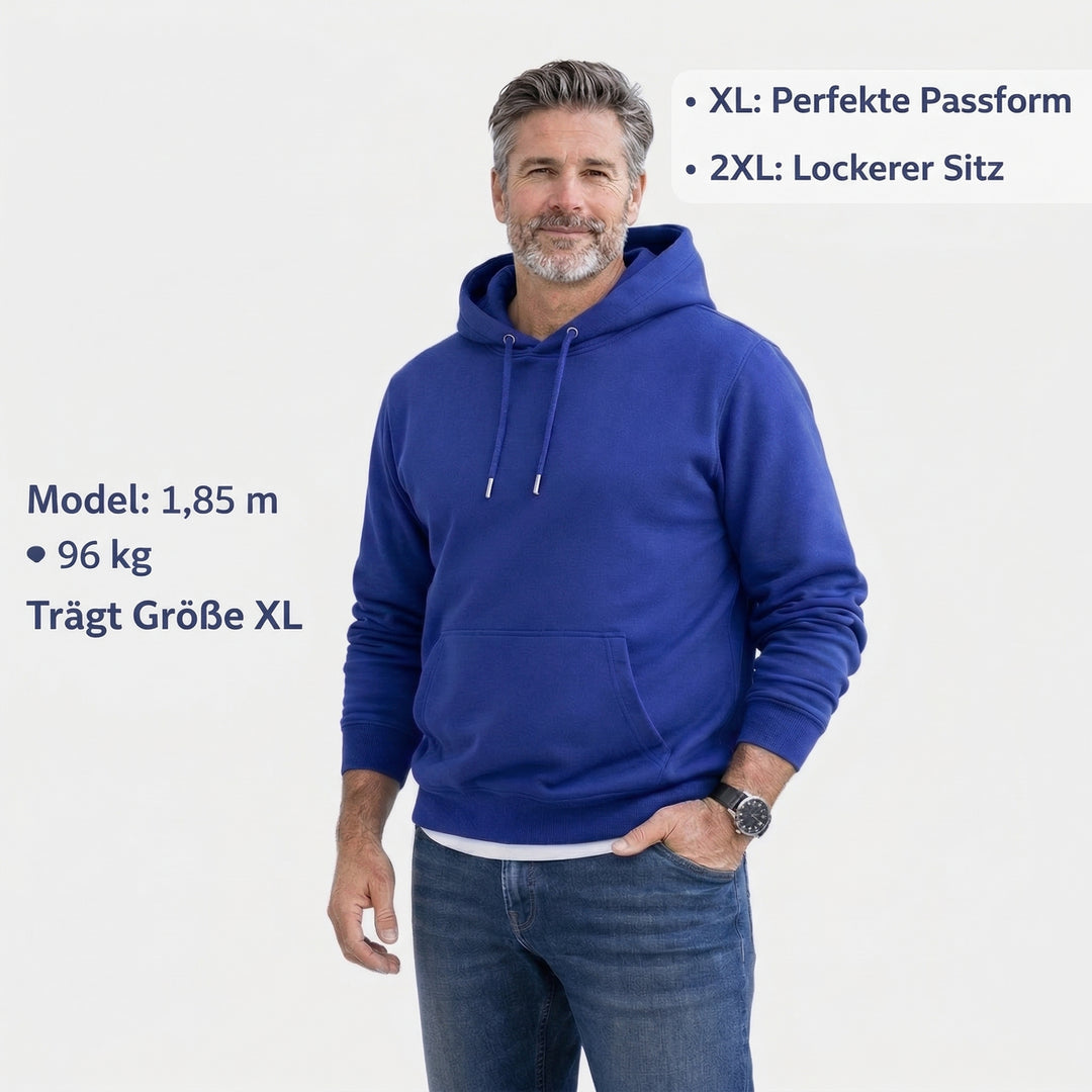 Der Sitztgut Hoodie aus Bio-Baumwolle