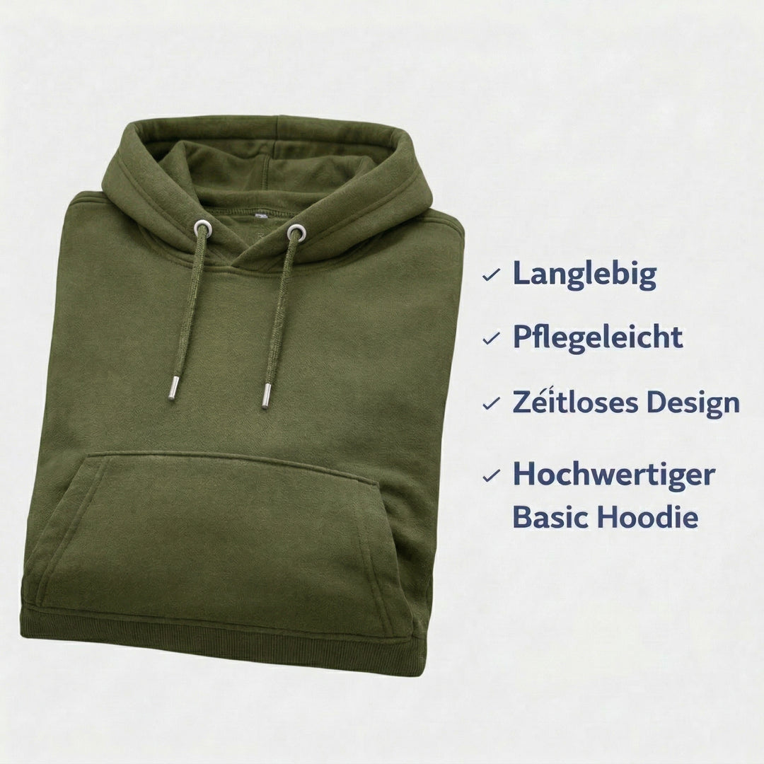 Der Sitztgut Hoodie aus Bio-Baumwolle