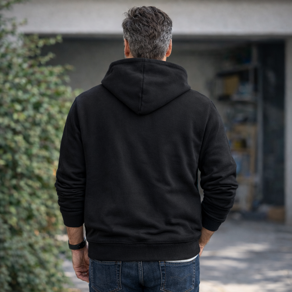 Der Sitztgut Hoodie aus Bio-Baumwolle