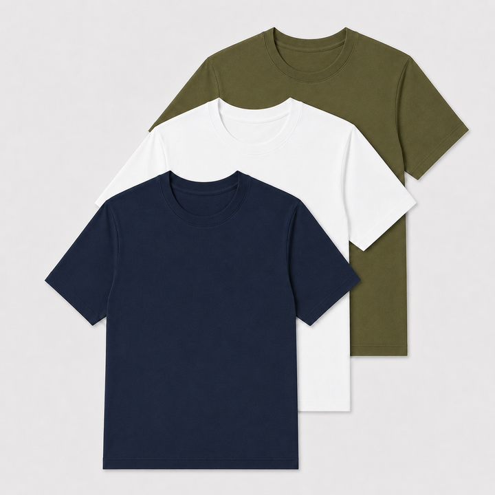 Classic Crew Neck T-Shirt (3er Pack)