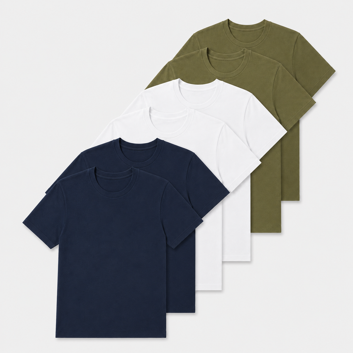 Classic Crew Neck T-Shirt (6er Pack)
