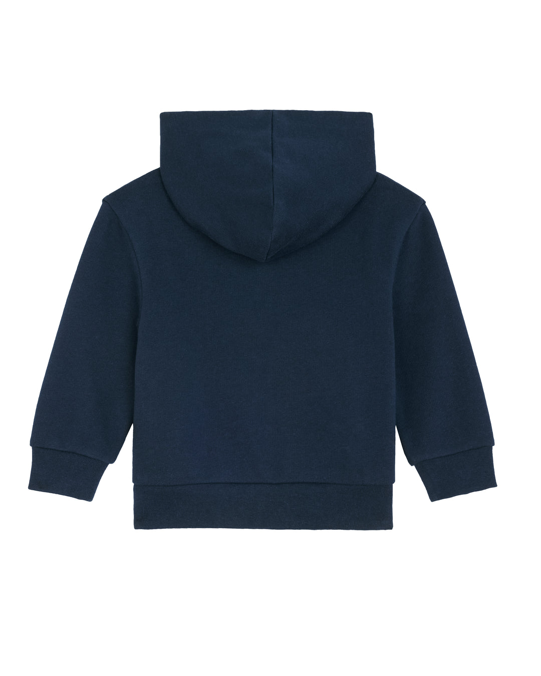 Baby Zip-Hoodie in Navy – Rückansicht