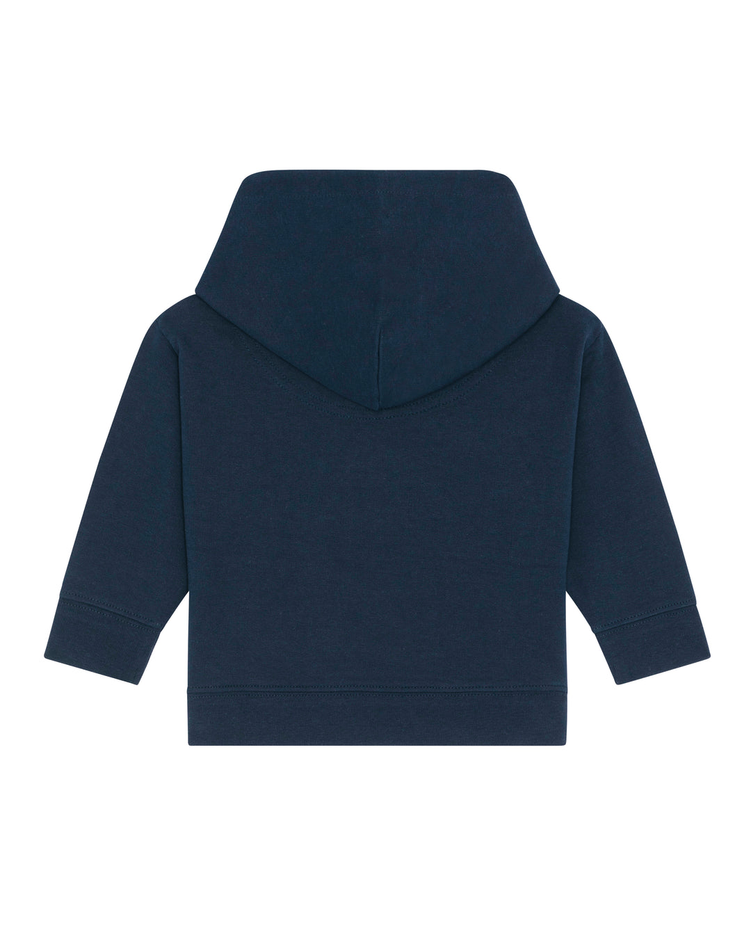 Baby Hoodie in Navy – Rückansicht